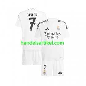 Real Madrid Vinicius Junior 7 Kinder Heim Trikotsatz 2024/25 Kurzarm